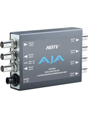 HD10DA 1x6 HD/SD-SDI Re-Clocking Distribution Amp with DWP