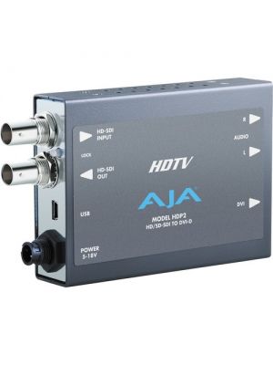 HDP2 HD/SD-SDI to DVI-D Video and Audio Converter