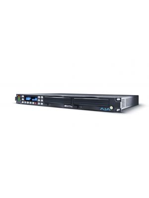 AJA Ki Pro Rack Rackmount file based recorder/player, with ProRes 422 and DNxHD
includes: 2 x AC Power Cords (No KiStor Modules included)