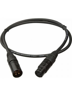 Mogami Gold Studio XLR Female to XLR Male Microphone Cable (Black, 3')