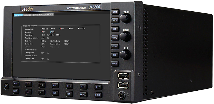 Leader Enhances ZEN Series LV5600 Waveform Monitor & LV7600 Rasterizer